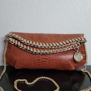 Henri Bendel  exotic  crossbody  clutch